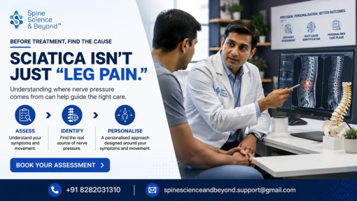 Good sciatica treatment in Mumbai Central works on your back, not just your leg